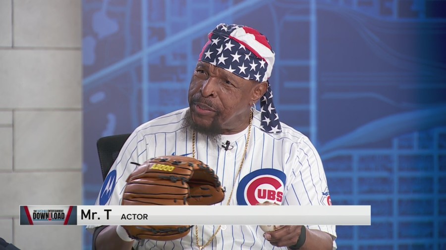 Mr. T throws first pitch, sings 7th inning stretch, debunks internet rumor, and gives his take on the Bears in Indiana!