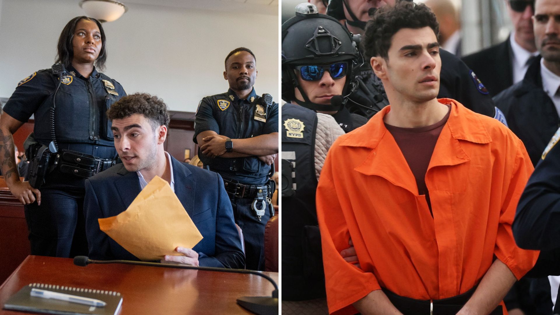 Luigi Mangione enters guilty plea on two federal counts in ...