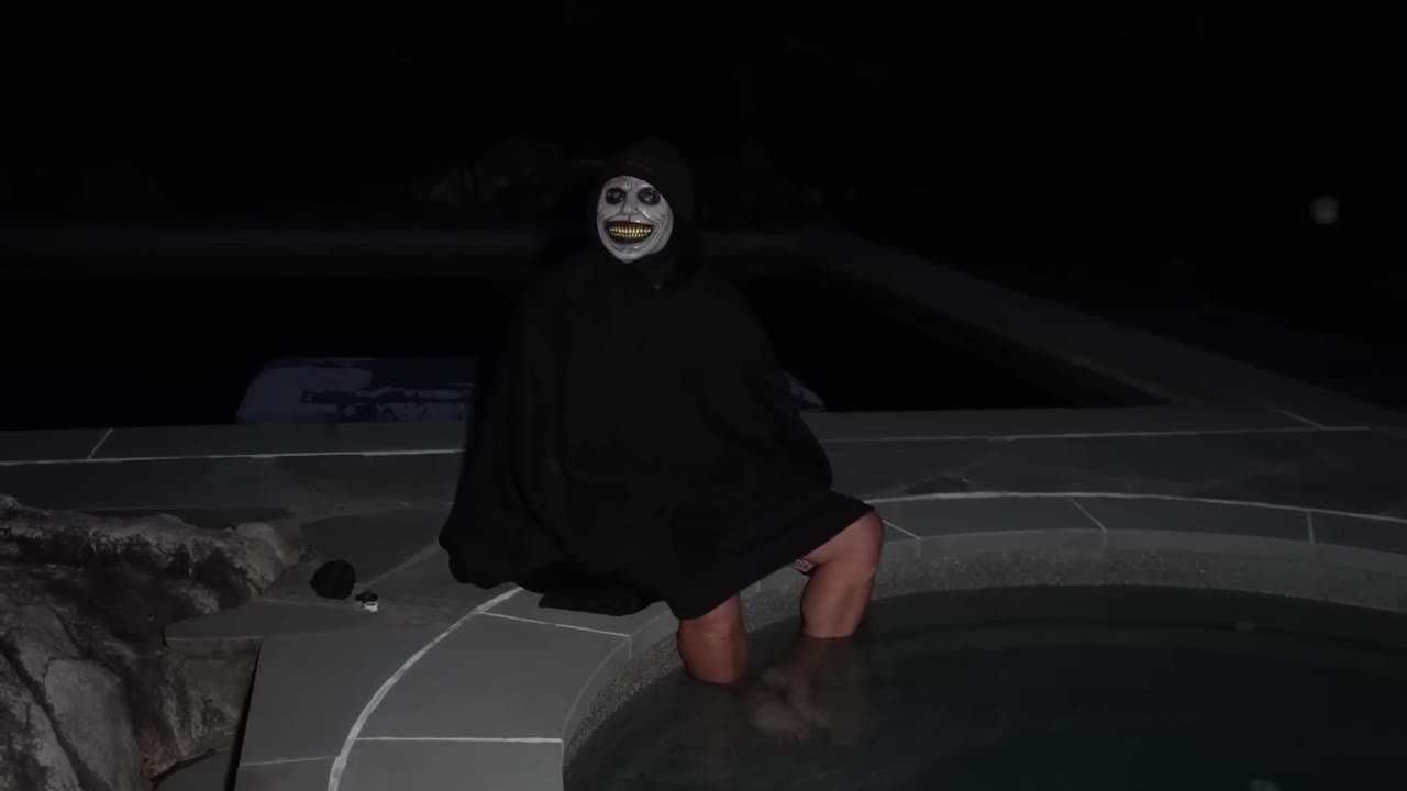 They caught a masked man in their hot tub - then the confrontation ...
