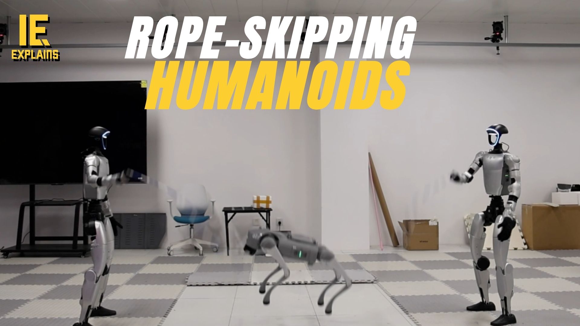 Two humanoid robots just learned to turn a skipping rope together ...
