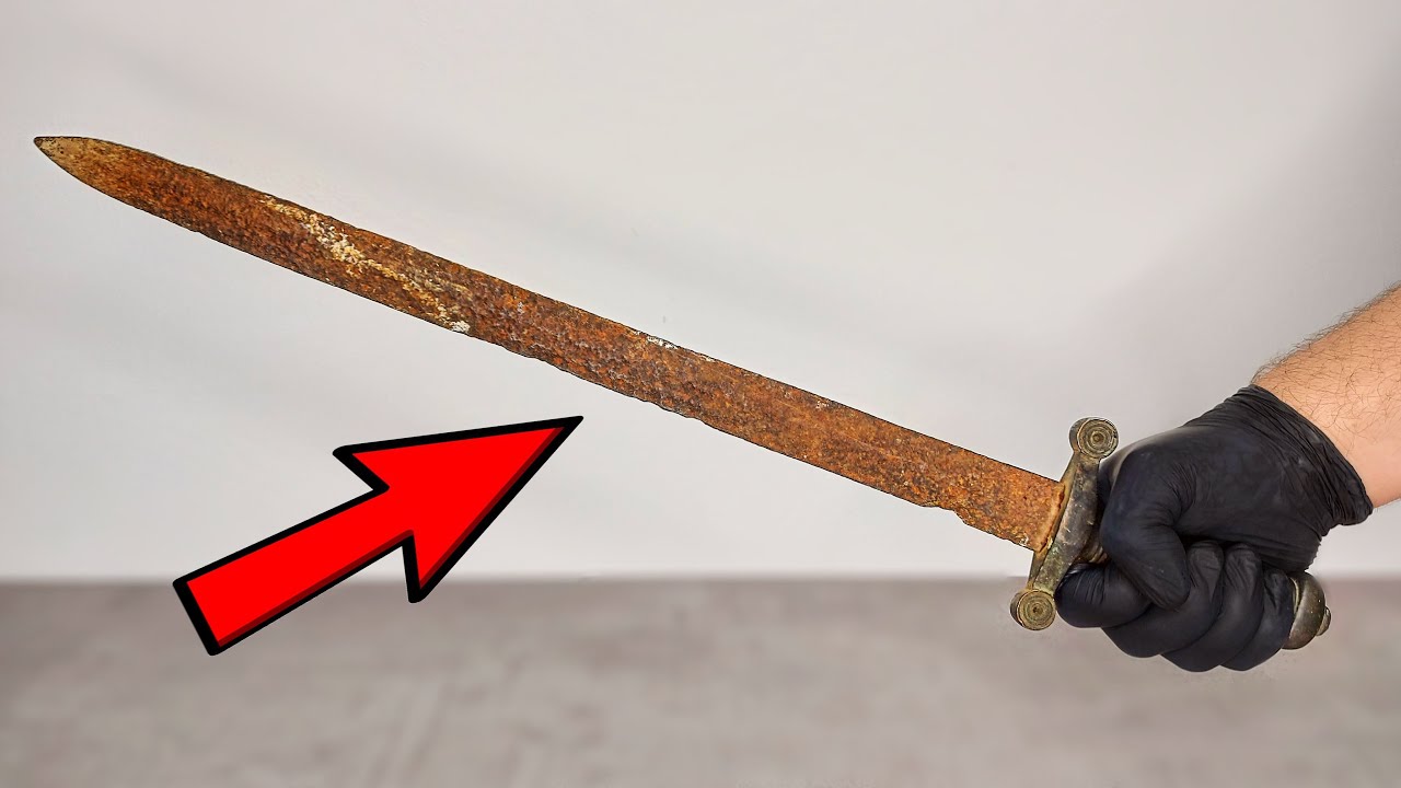 Model 1916 French artillery short sword restoration