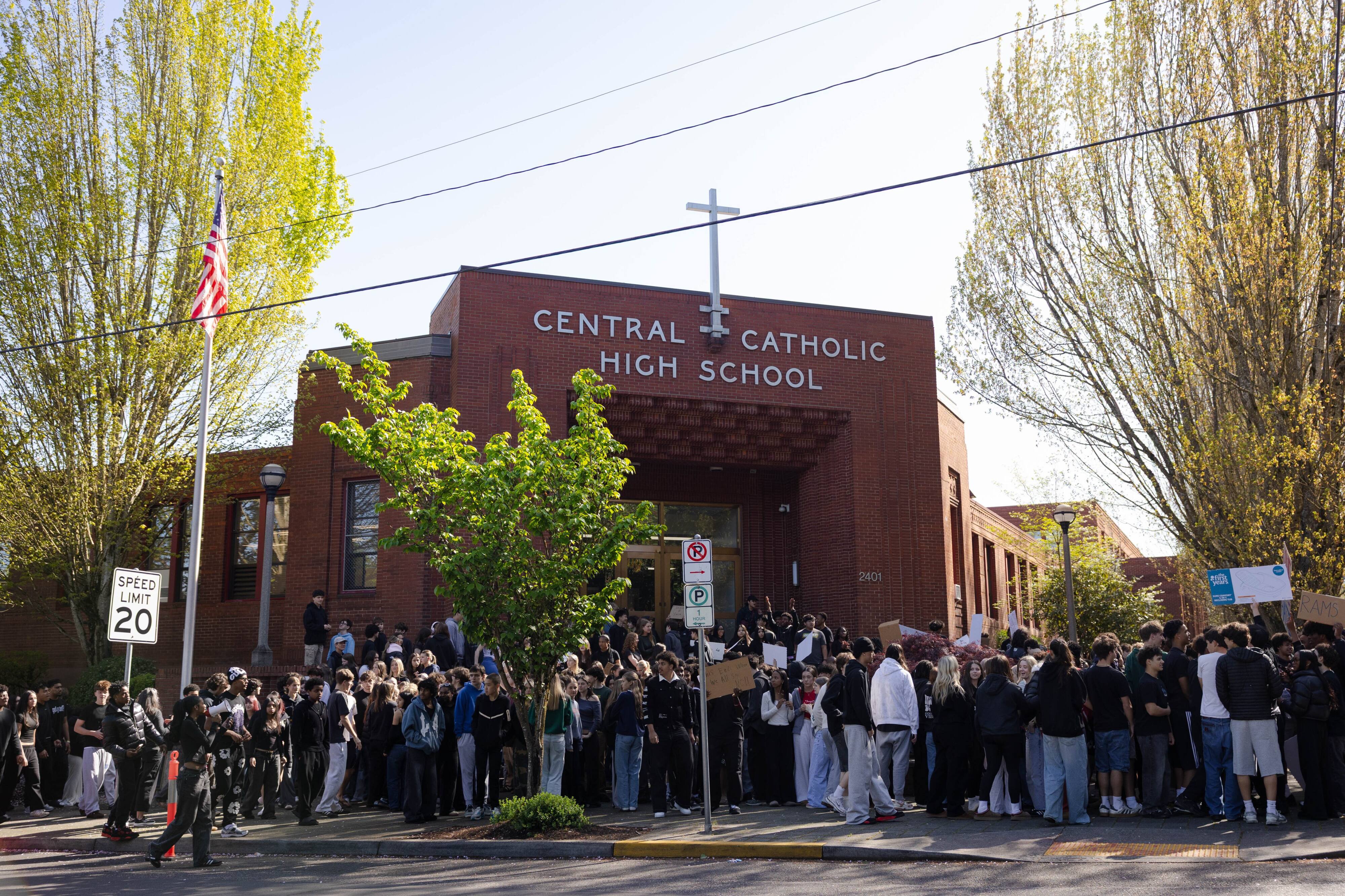 They encouraged high schoolers to protest after a racist incident. Now they are out of a job