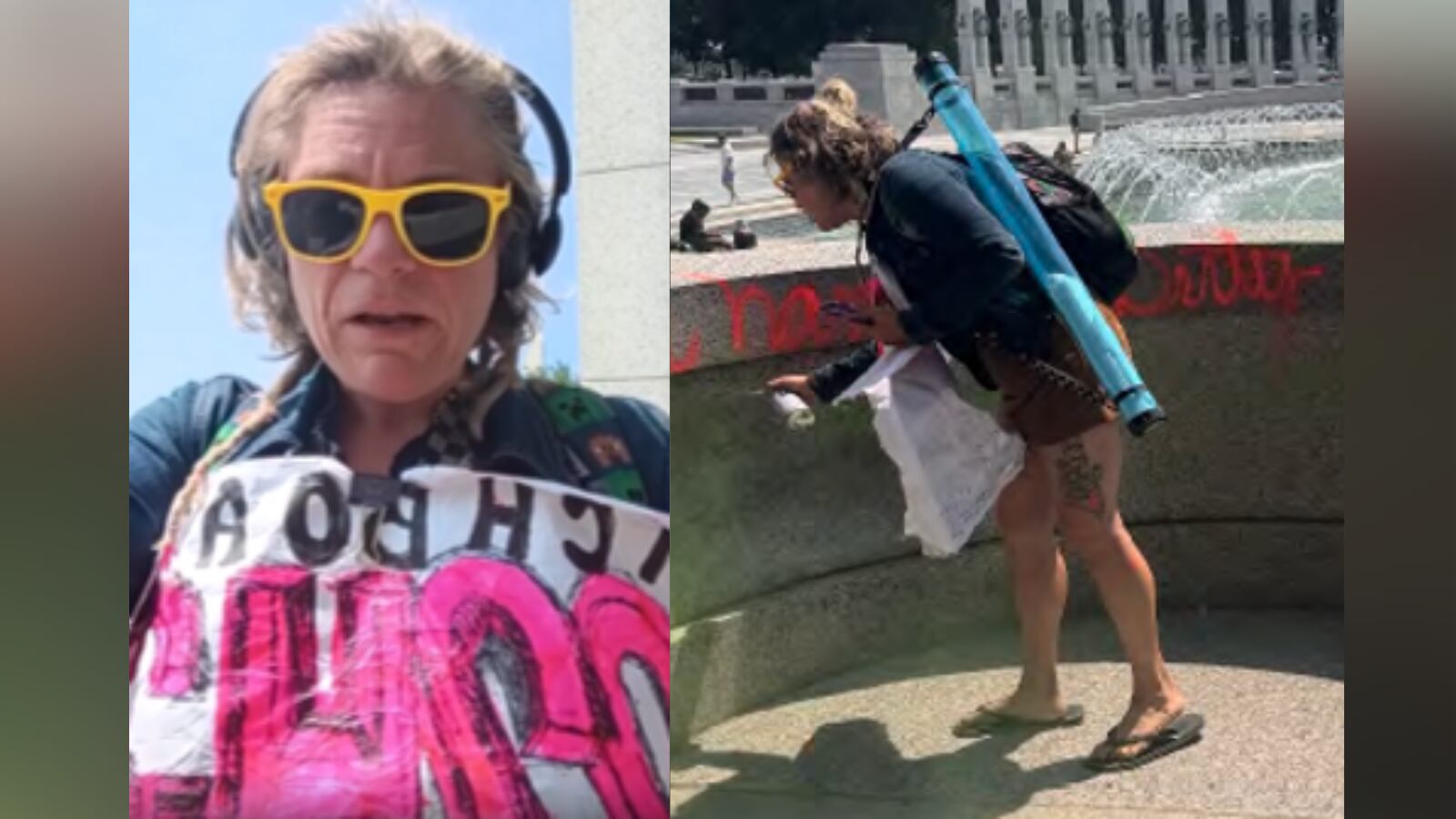 Elizabethtown woman charged after defacing DC veterans' memorial