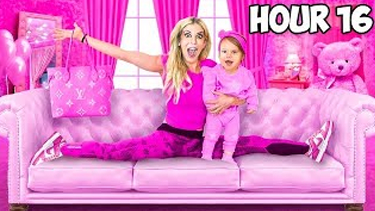 Surprising daughter in one color for 24 hours