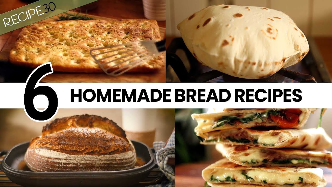 6 easy homemade bread recipes