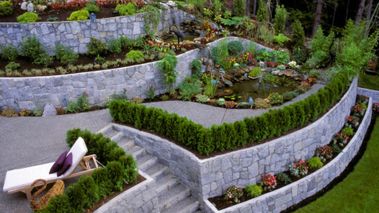 Building a retaining wall? Ditch landscape fabric for these soil ...