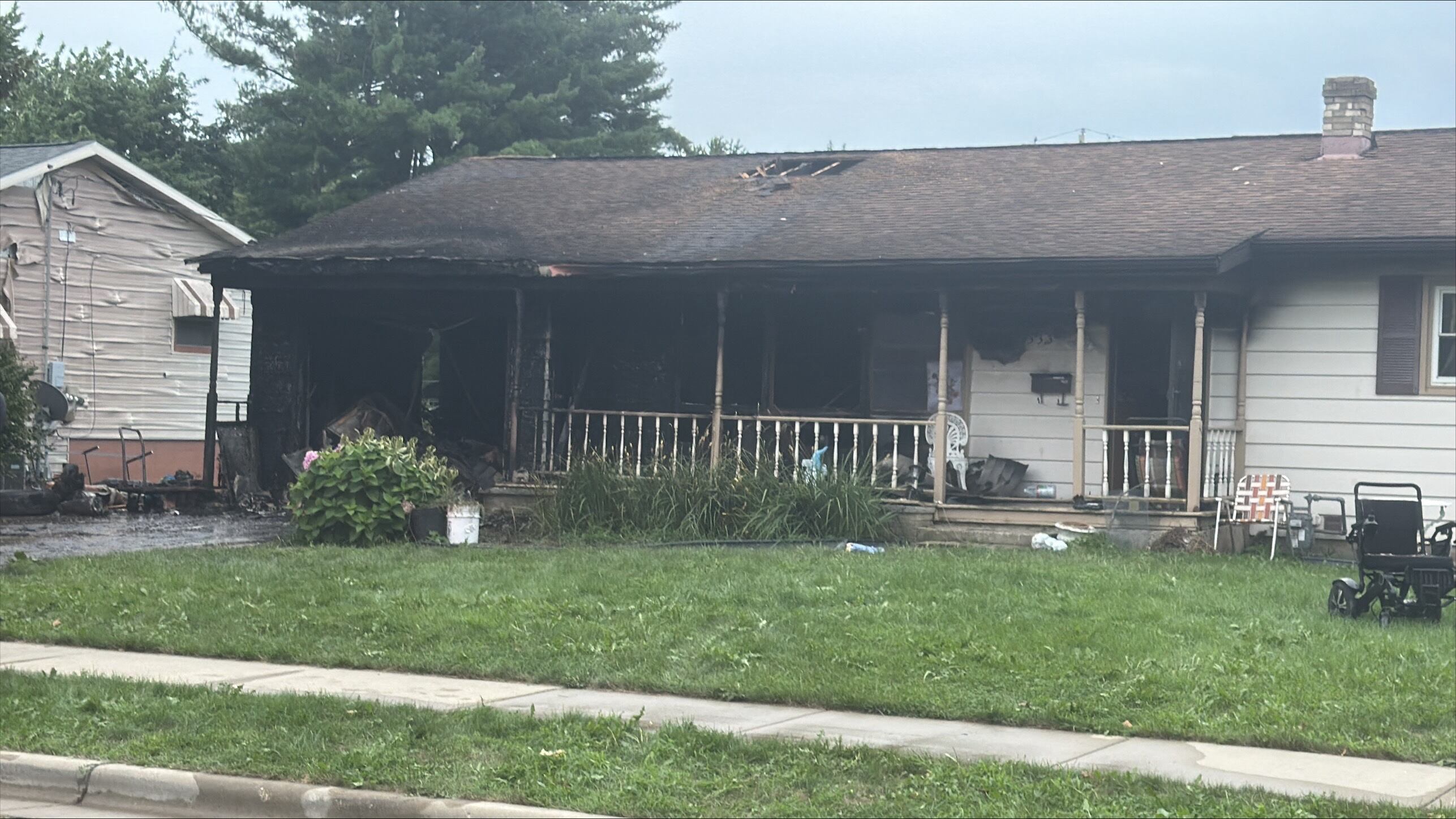 Family displaced after fire in Sun Prairie, three dogs rescued from basement
