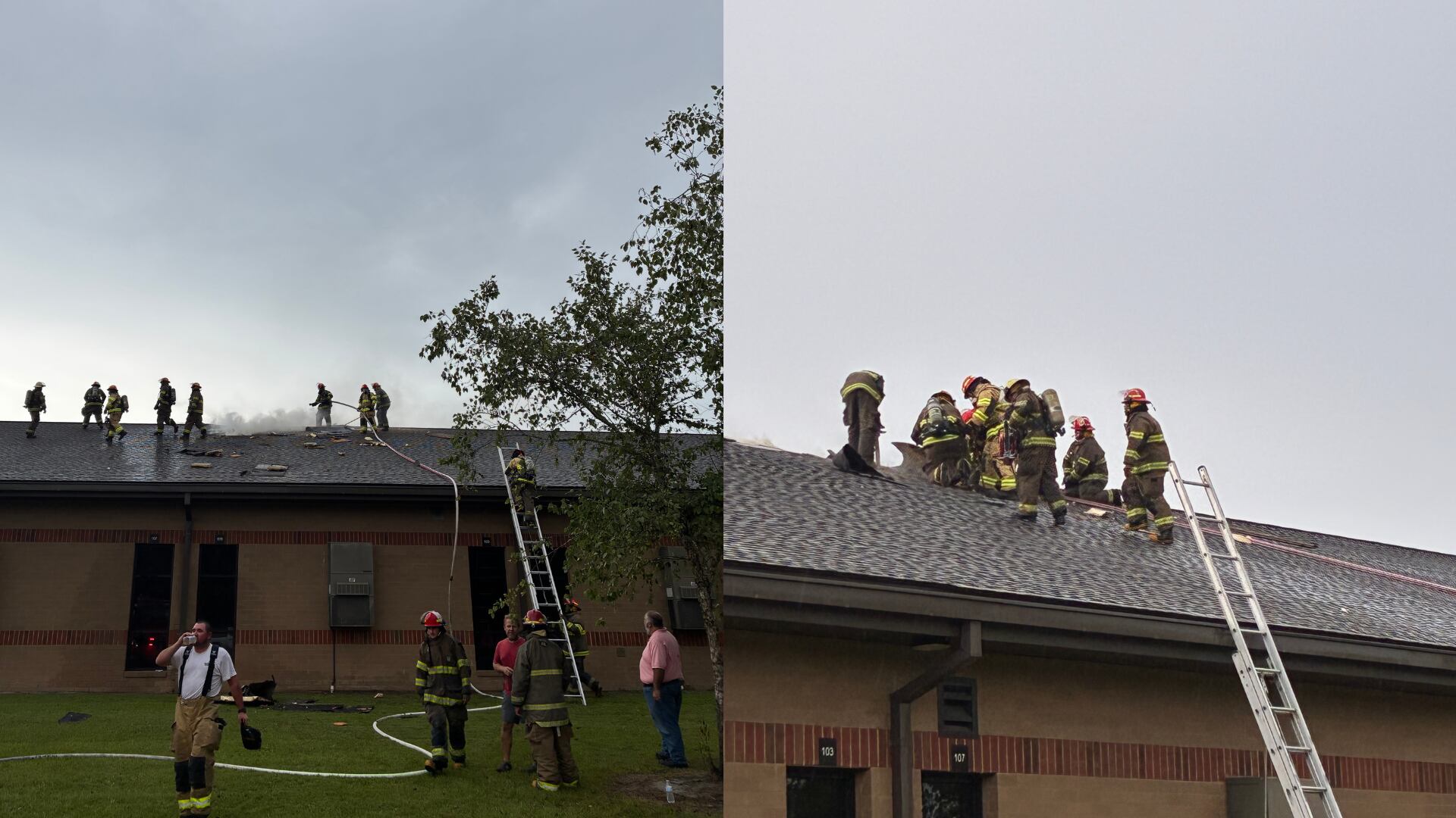 Berrien County Primary School catches fire; lightning strike believed to be the cause