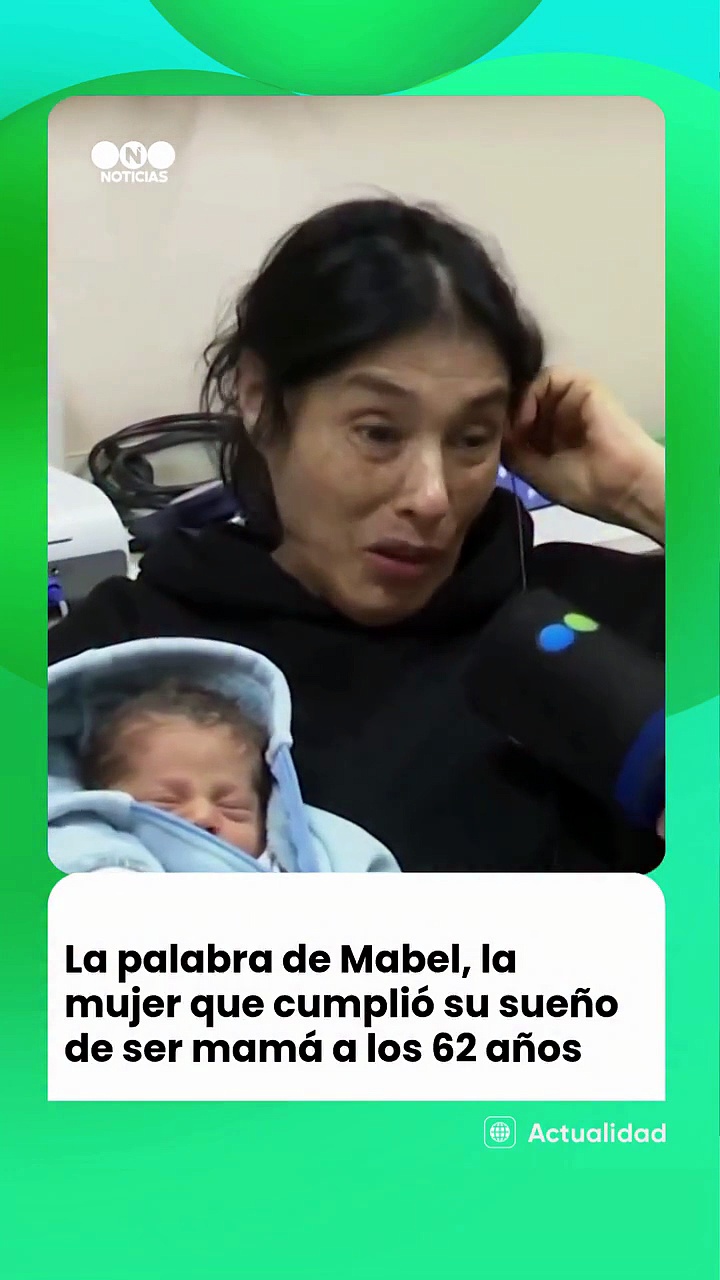 Mabel, mamá primeriza a los 62 años, revela los detalles de su embarazo