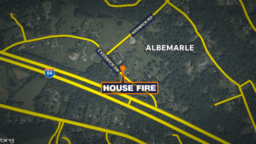 Two people, dogs displaced in Albemarle fire possibly caused by lightning strike