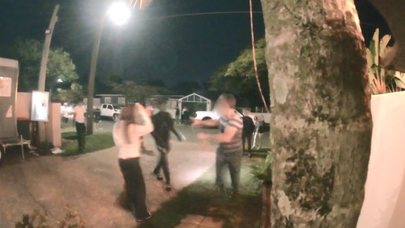CCTV shows teen's alleged crowbar assault