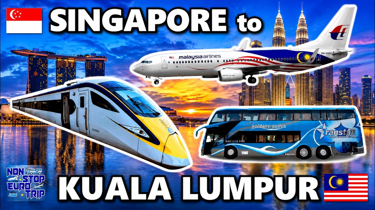 Train v plane v bus - Singapore to Kuala Lumpur