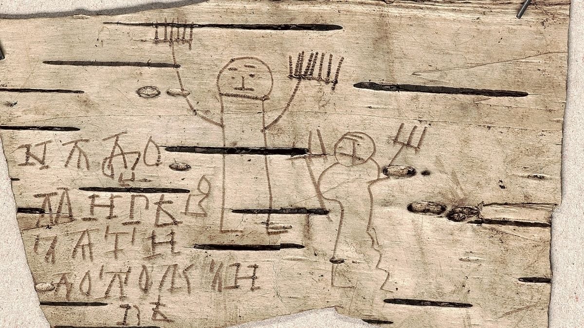 Kids have been drawing violent battles and fantastical beasts on their ...