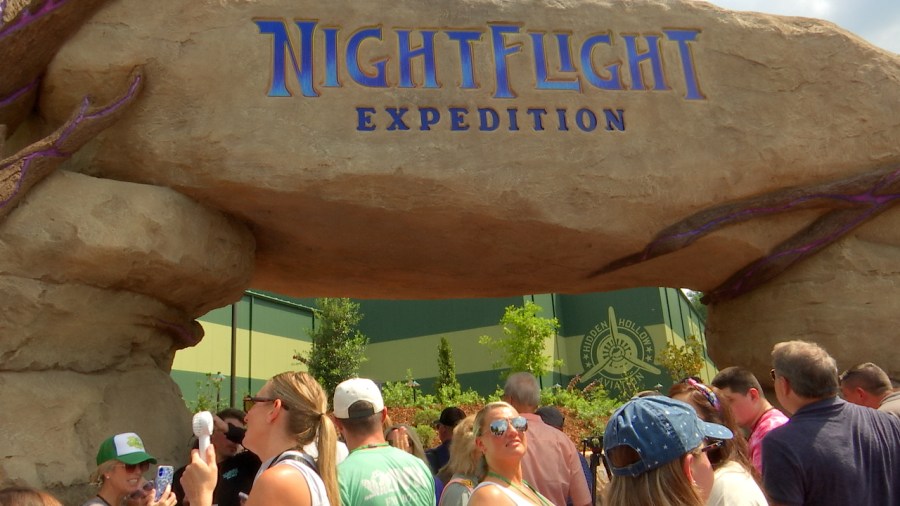 Dollywood's $60-million NightFlight Expedition coaster welcomes 1st riders