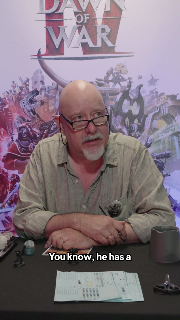 Voice actor Toby Longworth reveals his favorite Warhammer 40K character