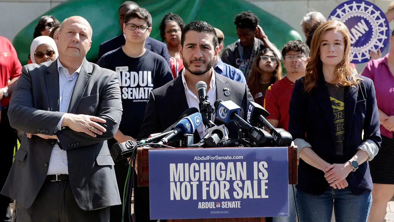 Democrat Senate candidate Abdul El-Sayed jokes that Michigan football ...