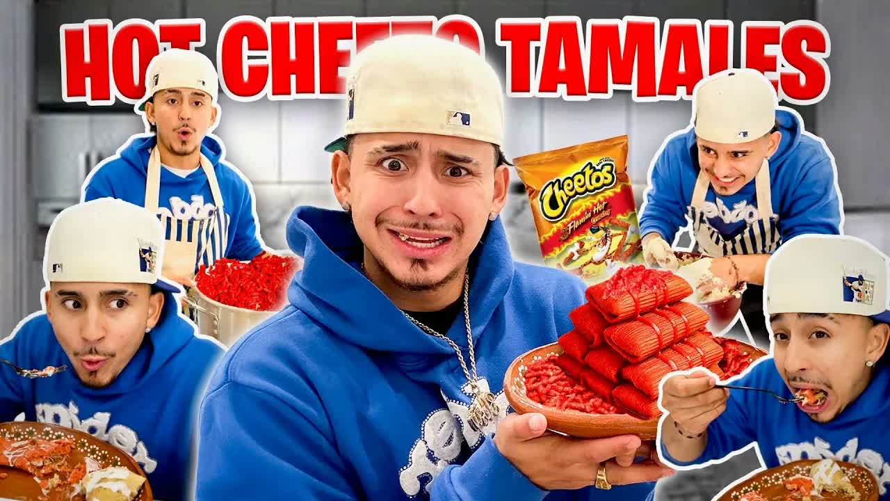 Cooking w/ Blesiv hot cheeto tamales