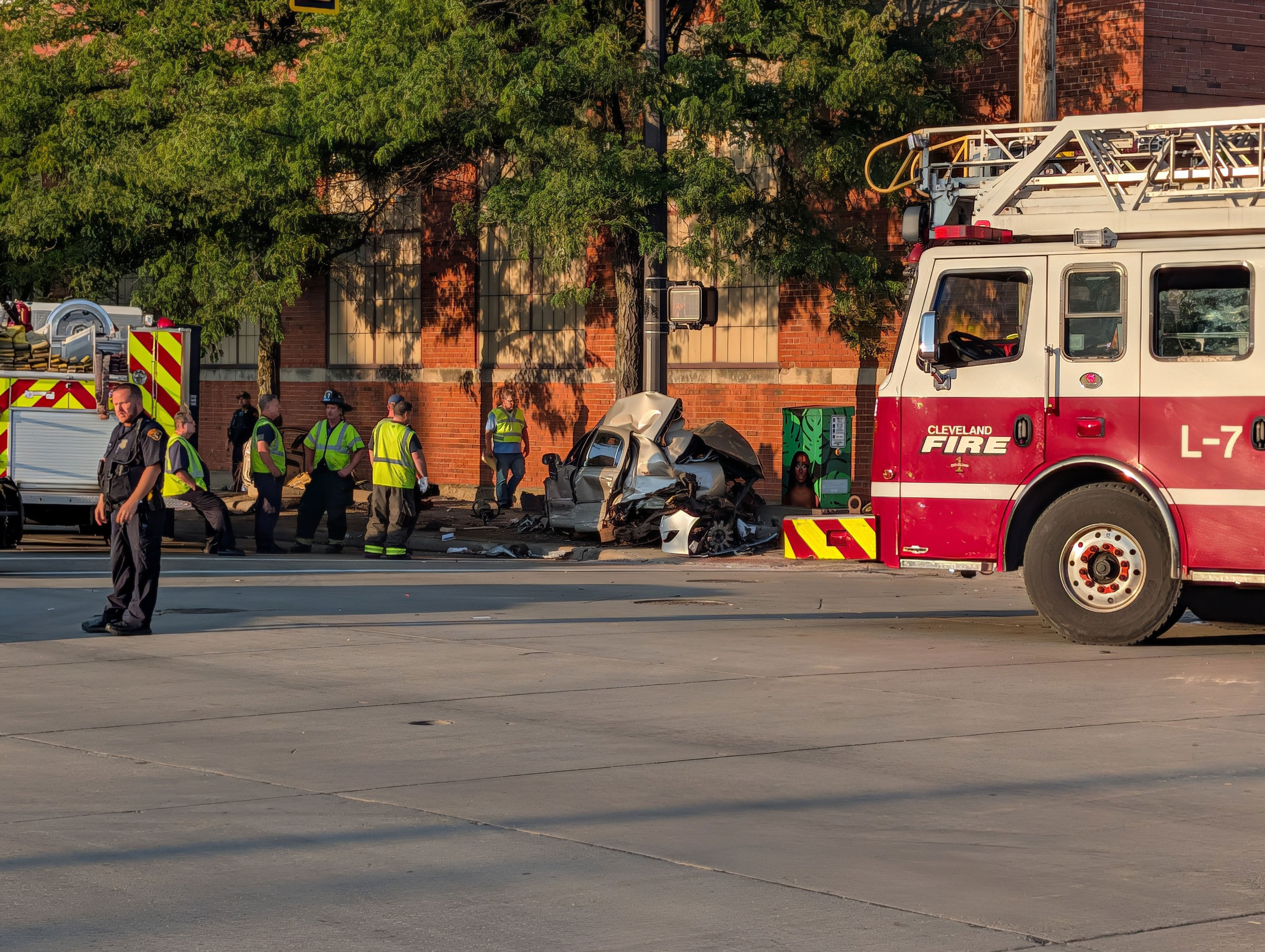 Driver shot before crash that killed him, injured toddler, Cleveland police say