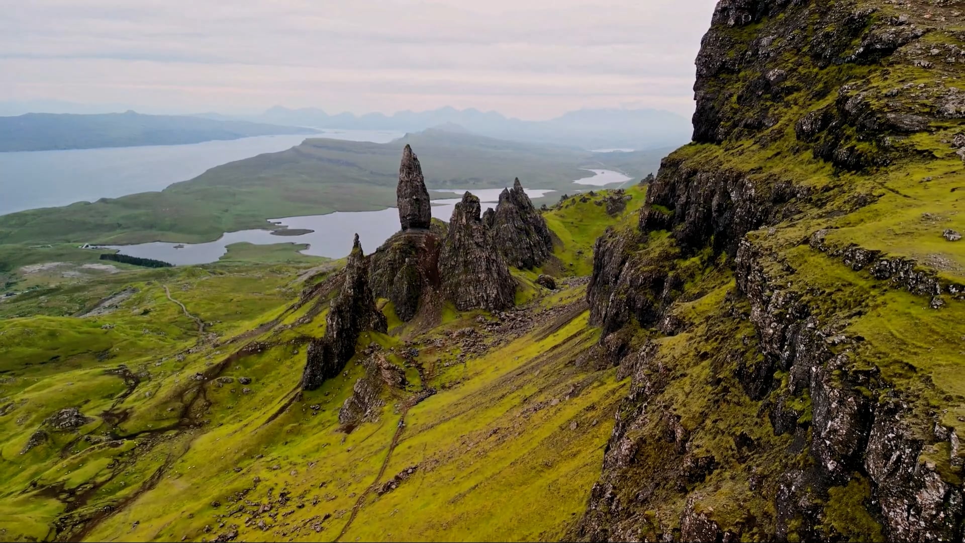 Breathtaking drone footage reveals the wild beauty of Scotland's Isle ...