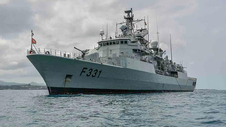 Portuguese Navy tests drones aboard frigate during Atlantic mission