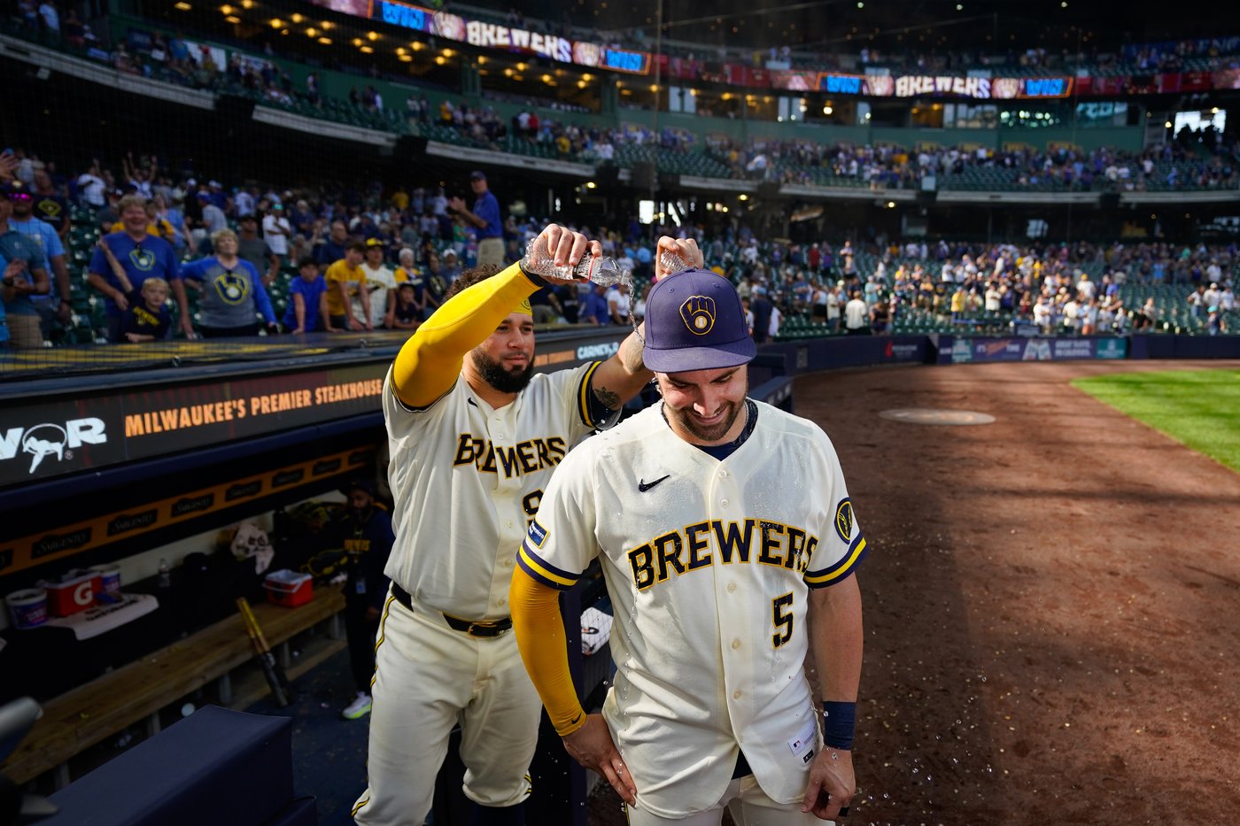 Garrett Mitchell and Gary Sánchez help Brewers score 6 in 1st inning ...