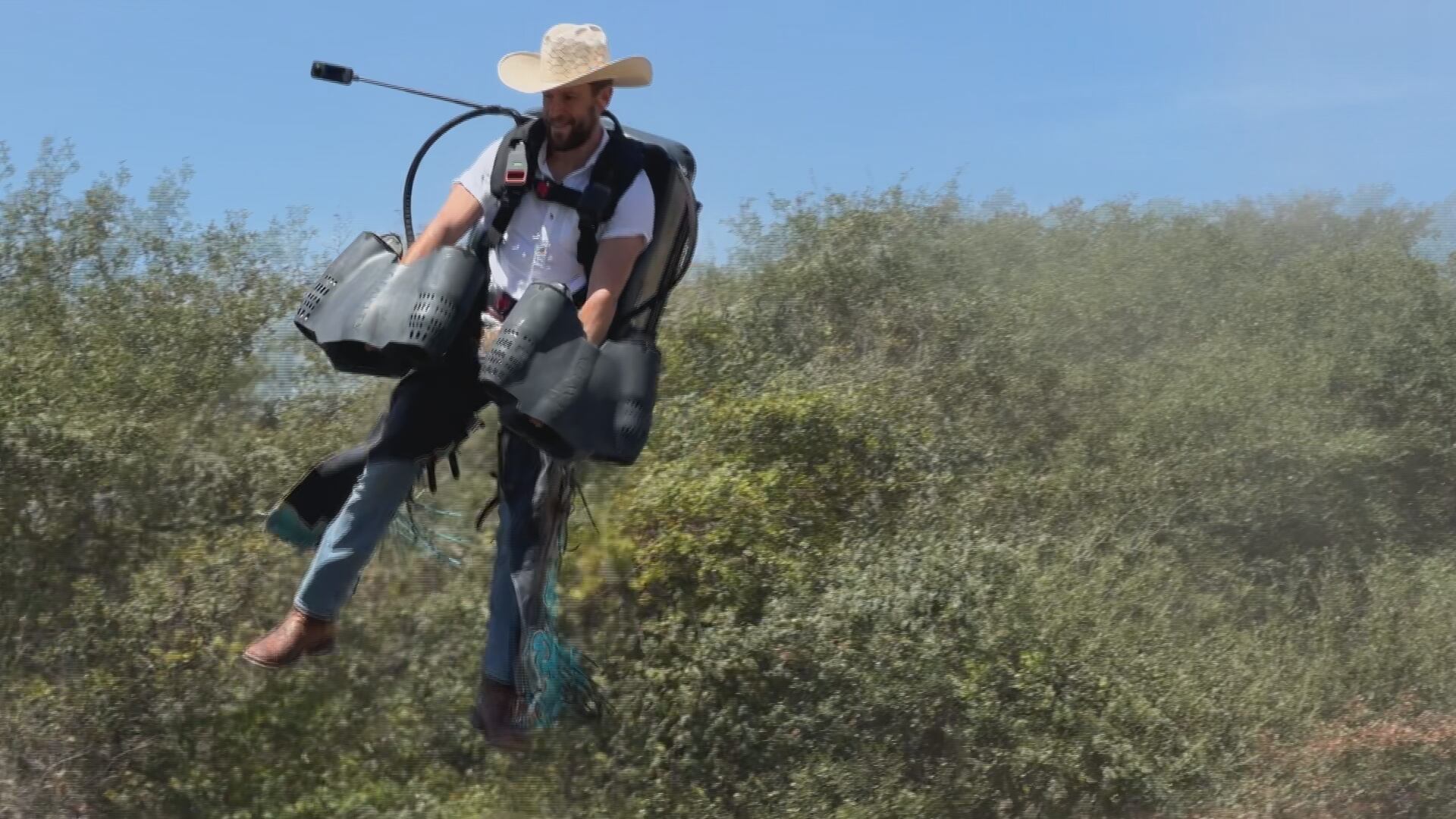 Jet suit racing company partners with Texas ranch to bring races to US