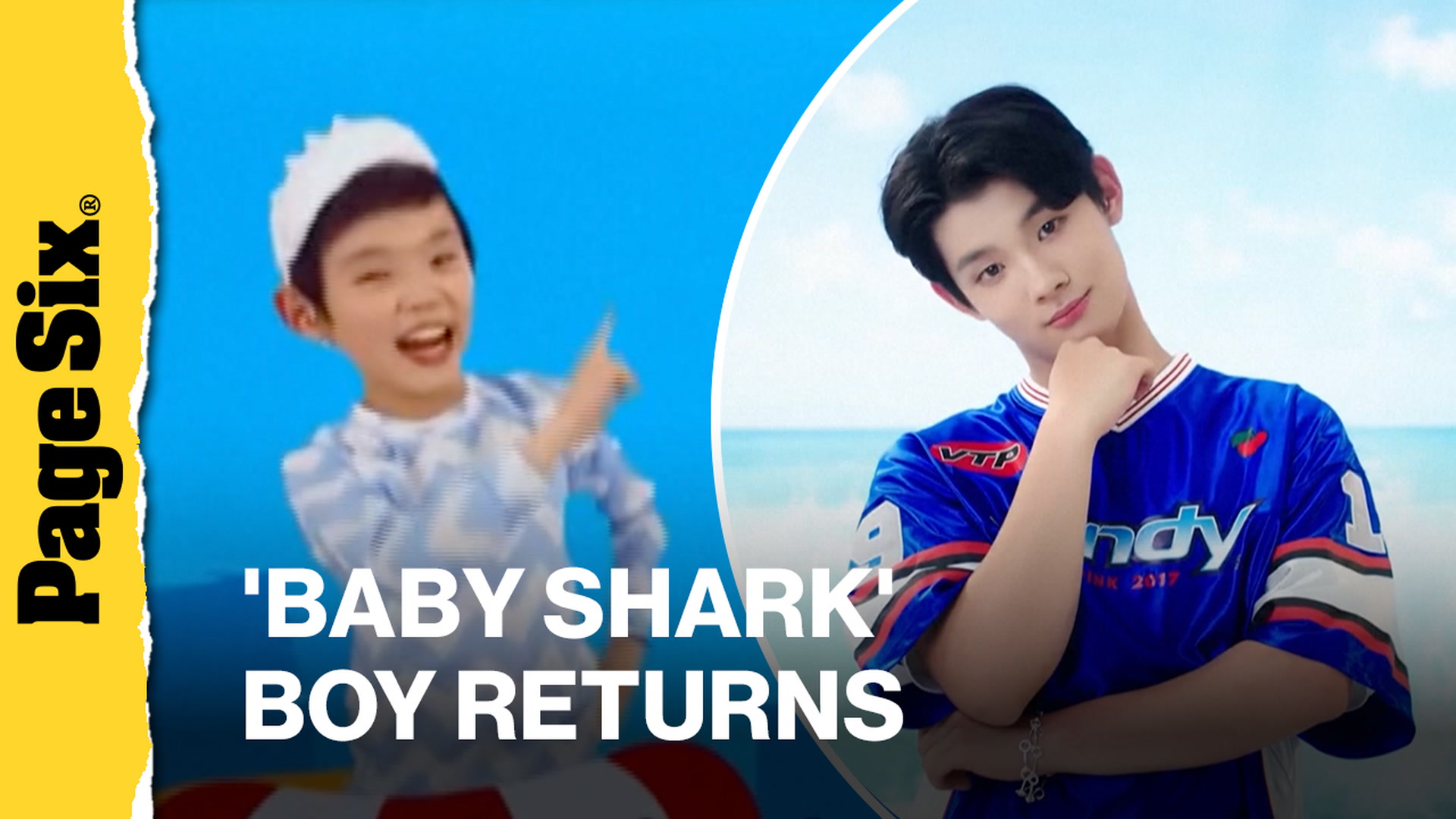 'Baby Shark' boy returns to stage as a K-pop singer