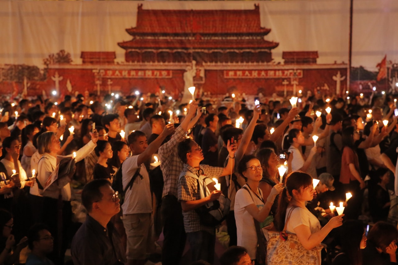Hong Kong court convicts activists who organized Tiananmen vigils