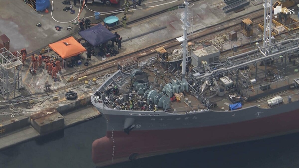 「船の内部が燃えた。火や煙は見えない」清水港で建造中の大型船舶で火事 少なくとも1人が死亡、9人がケガの模様＝静岡市清水区