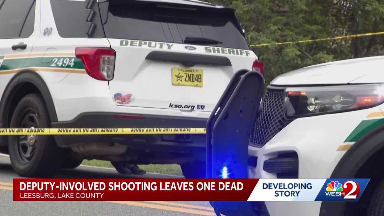 1 dead after deputies fire weapons during confrontation near Leesburg, LCSO says