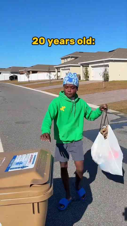 Different Ages Throwing Trash