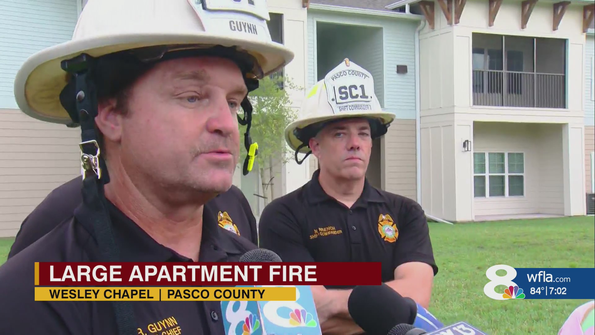 Pasco County Fire Rescue updates on Wesley Chapel apartment fire