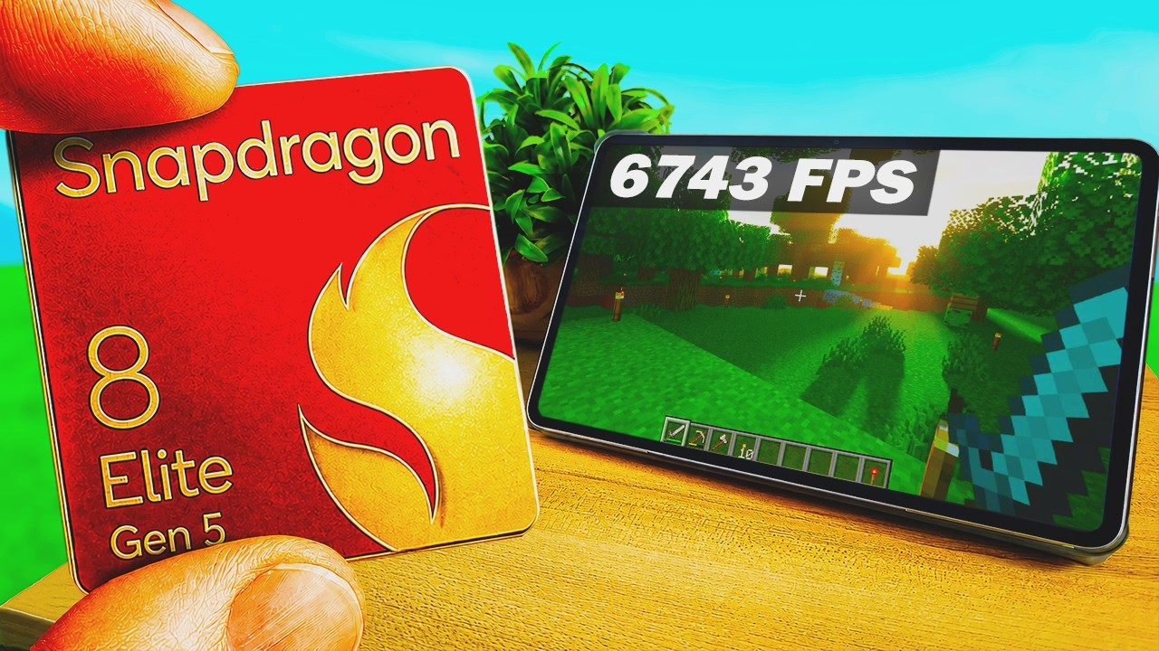 Cuántos FPS alcanza el SNAPDRAGON 8 ELITE en MINECRAFT? 🤯🔥