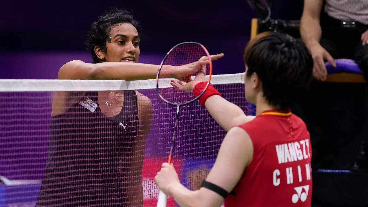 Image for PV Sindhu bows out after gruelling battle with Wang Zhi Yi at World Championships