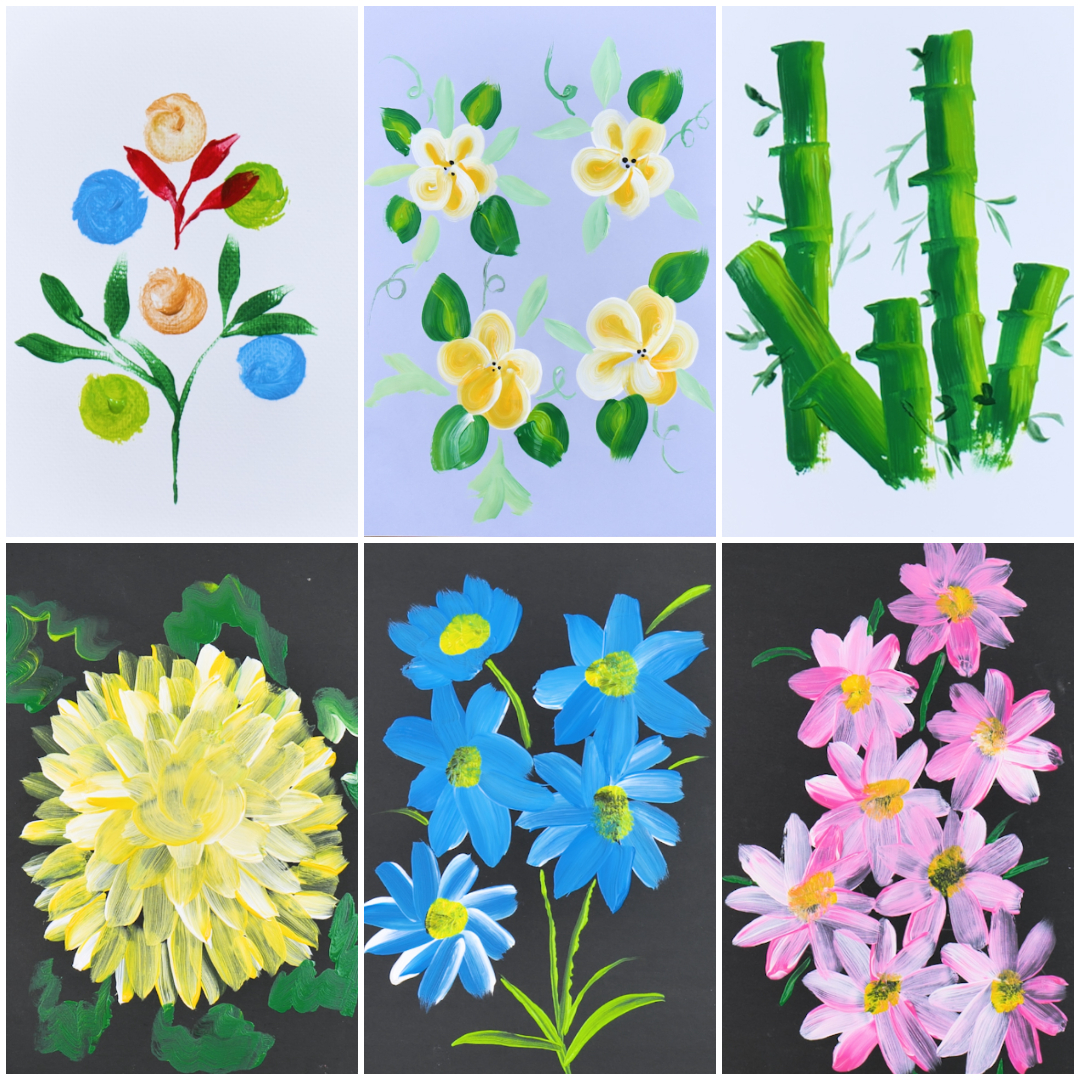 Satisfying brush strokes to create unique paintings! 🖌️