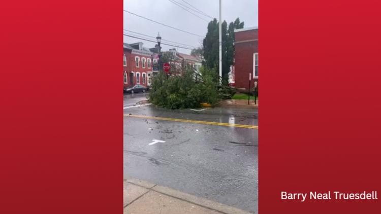 Borough of Columbia declares state of emergency, curfew after Thursday storms