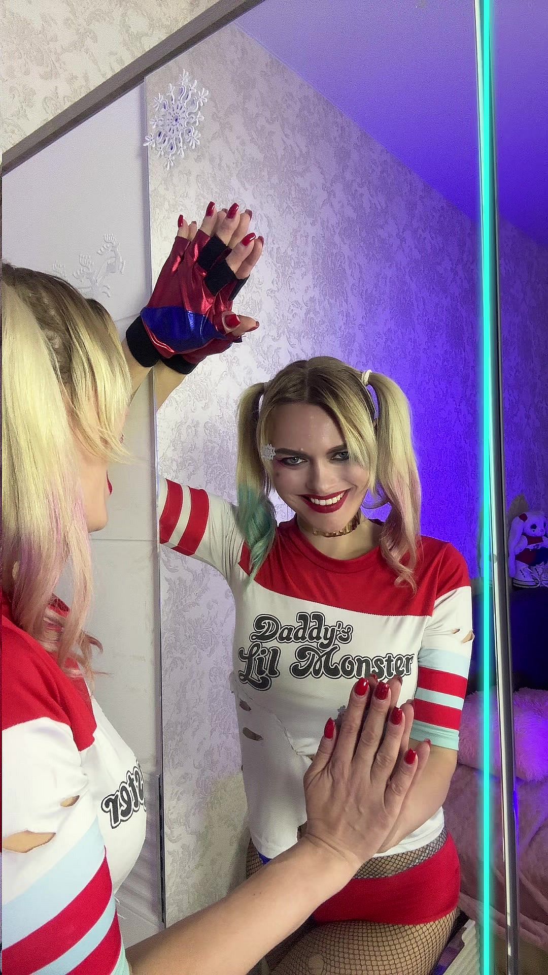 Harley Quinn takes on the time warp scan filter
