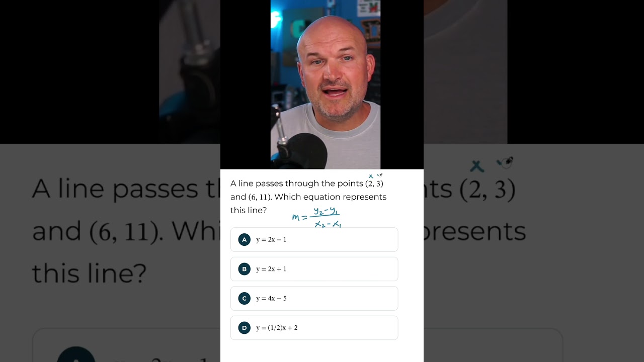 SAT math linear equations made easy #shorts #test