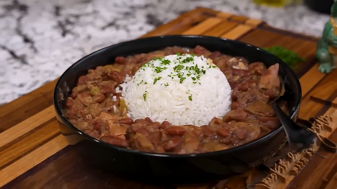 Classic New Orleans red beans and rice