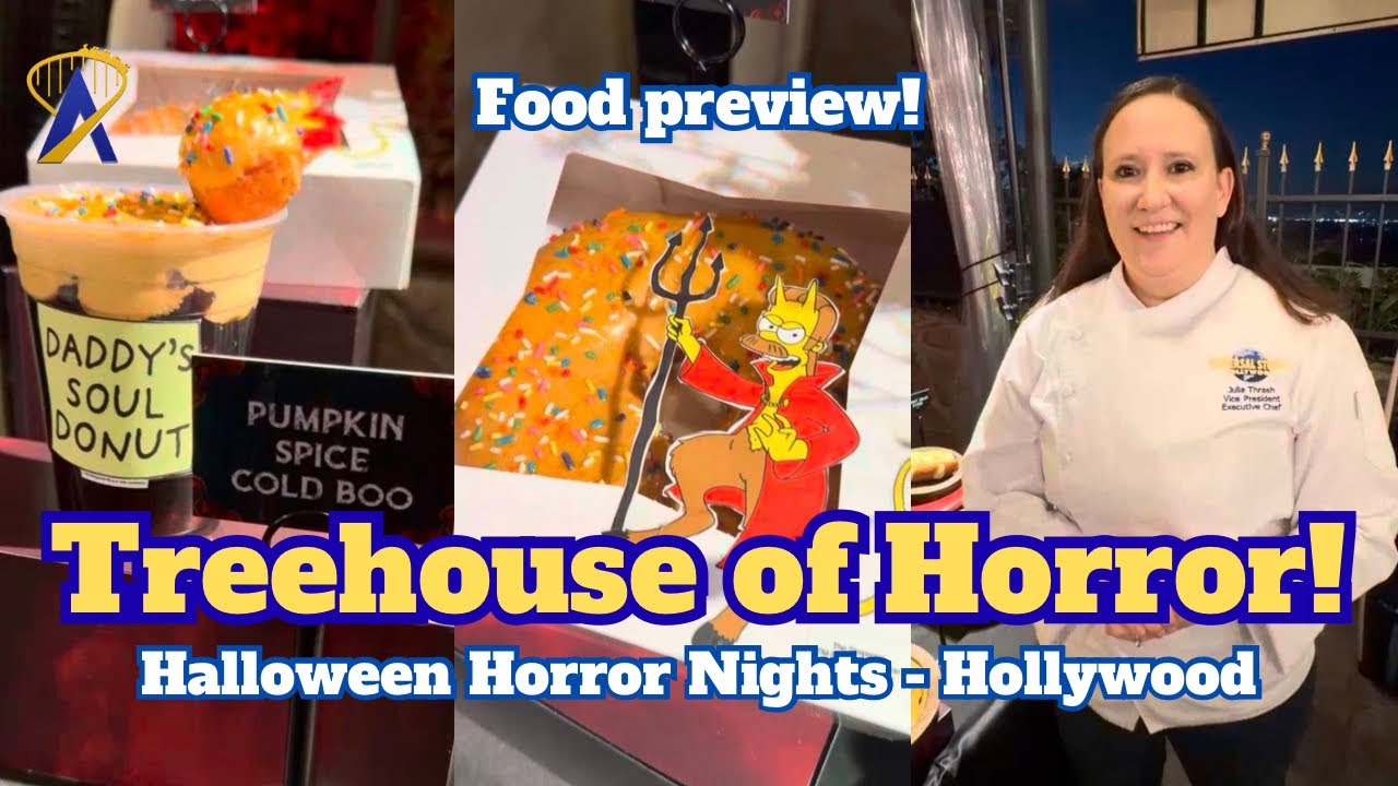 Treehouse of horror food preview, Halloween Horror Nights Hollywood 2026