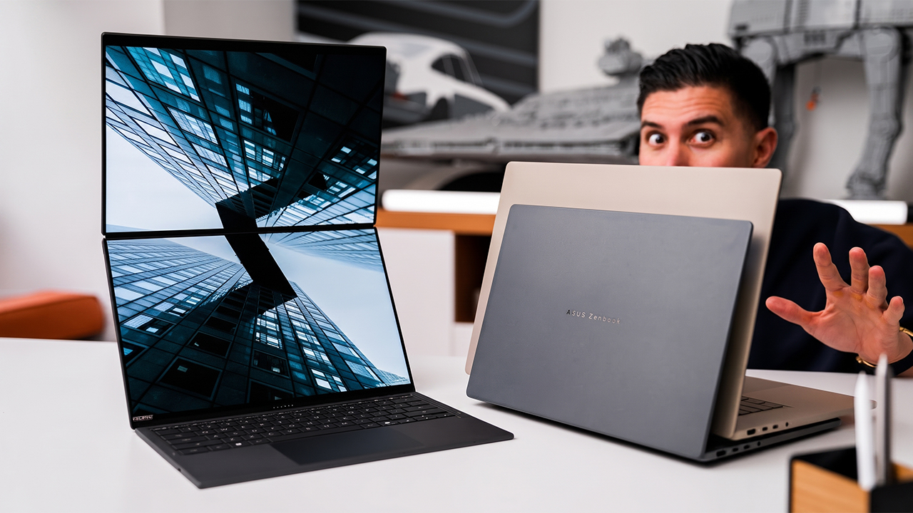 A laptop with two screens changes how you work