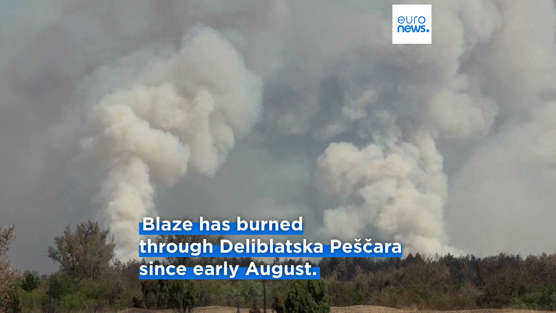 Emergency crews struggle to bring wildfire burning for weeks in Serbia ...