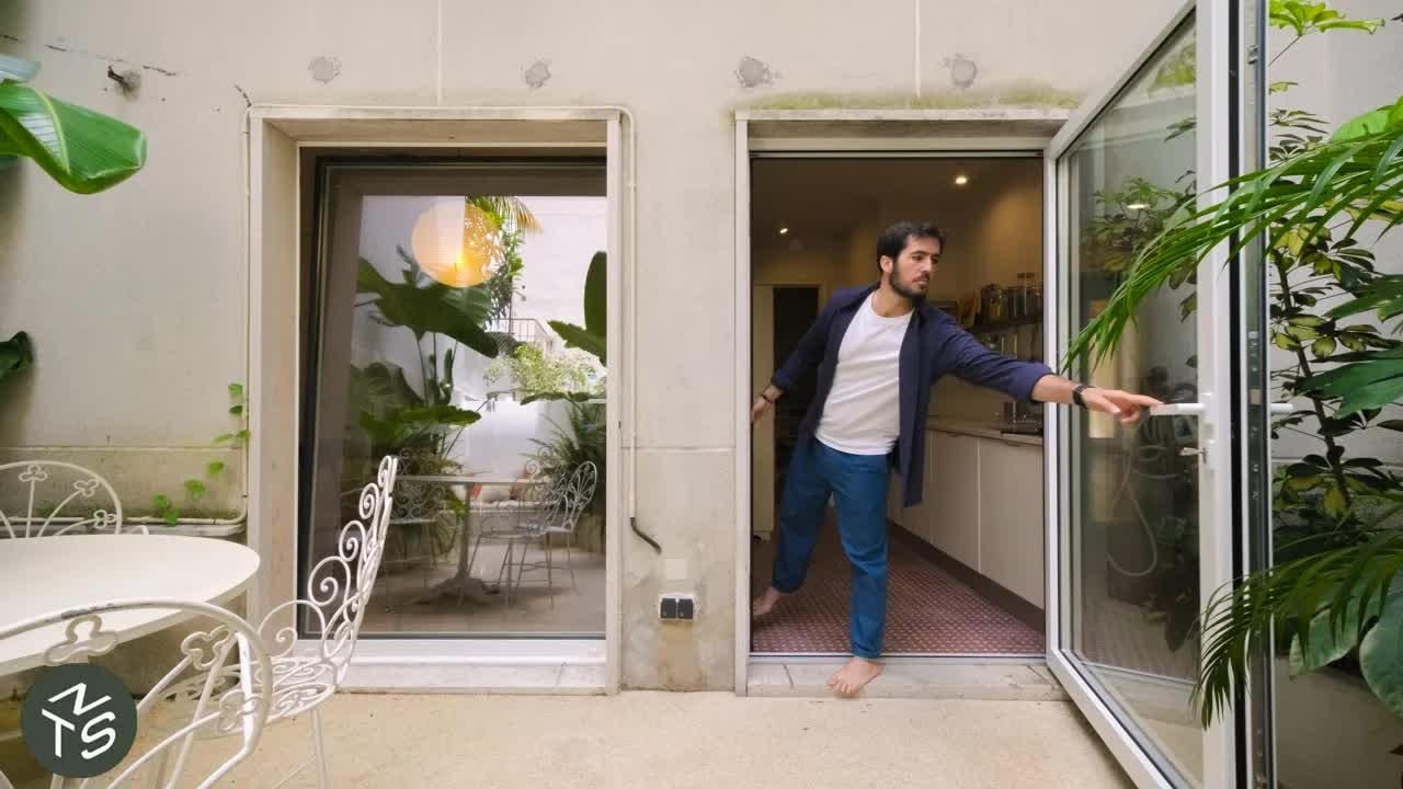 Watch a small apartment in Lisbon become part home, part backyard escape