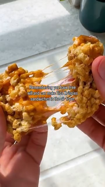 10 minute air fryer Rice Krispie squares @chrisdanielcahill ‘s taken ...