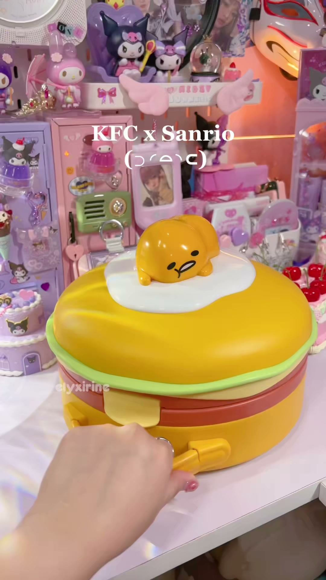 Unboxing the KFC x Sanrio Gudetama suitcase