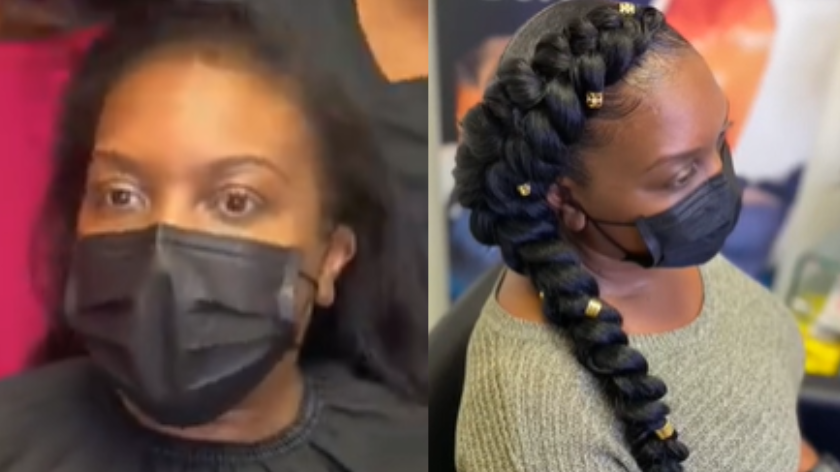 How this butterfly braid style comes together