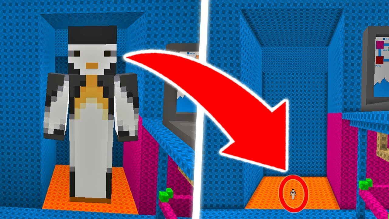 Survive being shrunk in Minecraft