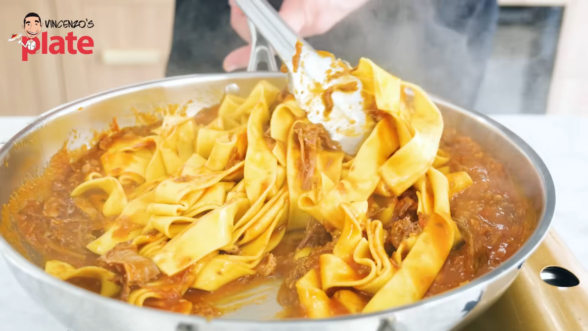 This is how Italians make short rib ragu - until the meat falls ...