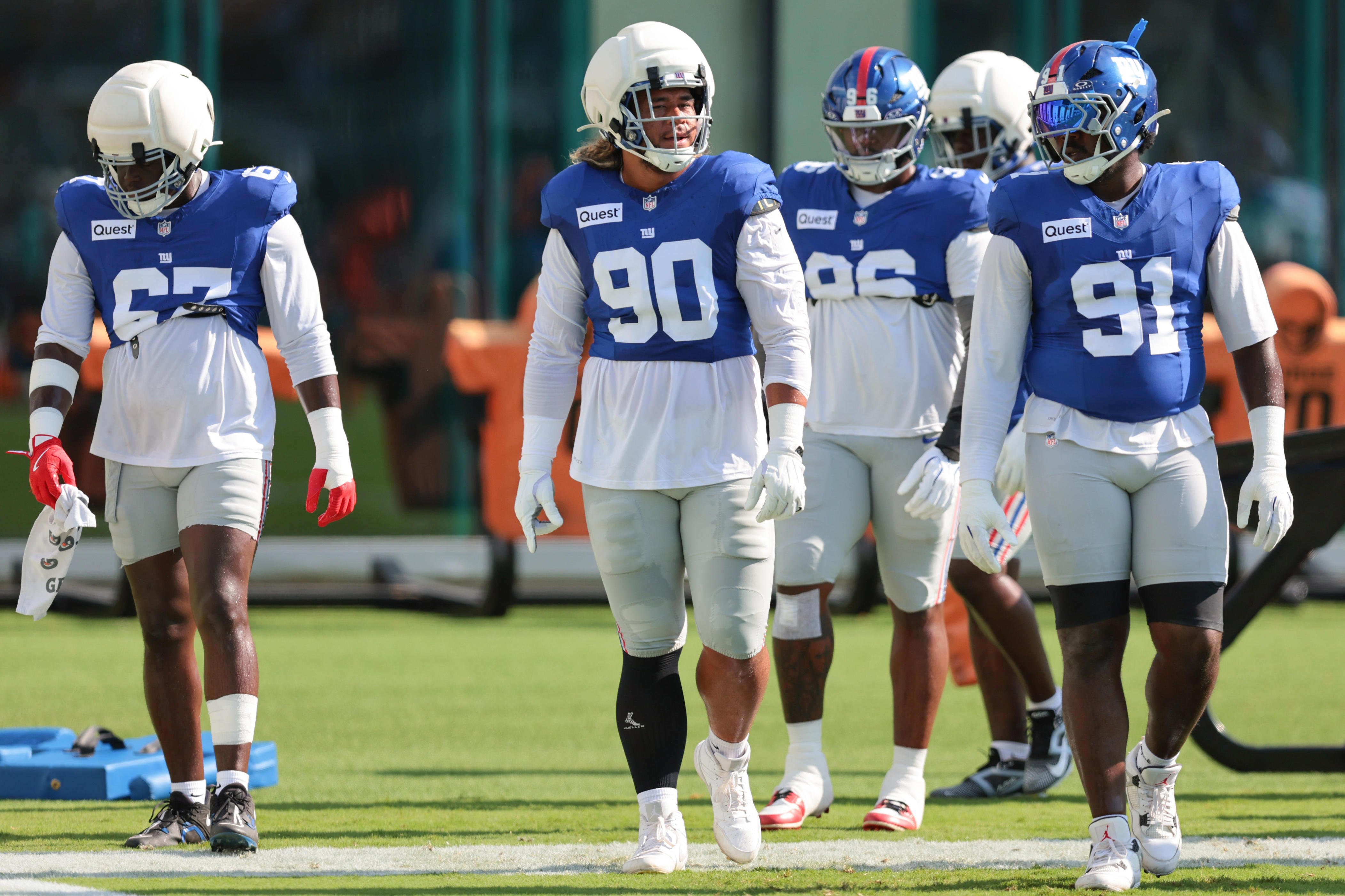New York Giants release 8 as 53-man roster cuts begin