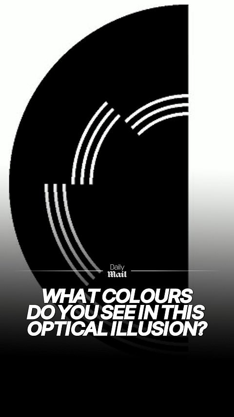 Mind-boggling optical illusion tricks brain to see colours